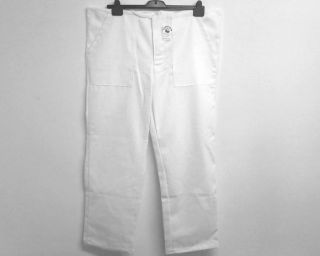 Dámské pracovní kalhoty bílé